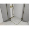 Mexen Roma Duo Hinged Shower Cabin 90 x 80 cm, Transparent, Gold - 854-090-080-50-00-02