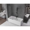 Mexen Velar 2-panel sliding bath screen 85 x 150 cm, transparent, gun metal - 896-085-000-01-95