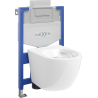Mexen concealed WC set Fenix XS-U with Lena toilet bowl, white gloss - 6853322XX00