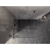 Mexen Lunar T left hinged shower cabin 90 x 90 cm, transparent, brushed gun gray - 834T-090-090-66-00-L