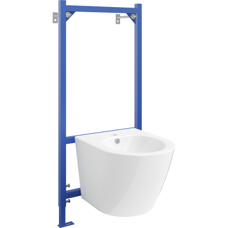 Mexen flush-mounted Felix B bidet frame and bidet set Lena, White - 69935224800