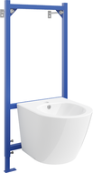Mexen flush-mounted Felix B bidet frame and bidet set Lena, White - 69935224800