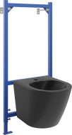 Mexen flush-mounted Felix B bidet frame and bidet set Lena, Black matt - 69935224885