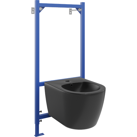 Mexen flush-mounted Felix B bidet frame and bidet set Carmen, Black matt - 69935884985