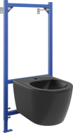 Mexen flush-mounted Felix B bidet frame and bidet set Carmen, Black matt - 69935884985