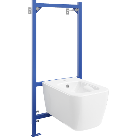 Mexen flush-mounted Felix B bidet frame and bidet set Margo, White - 69935425100