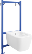 Mexen flush-mounted Felix B bidet frame and bidet set Margo, White - 69935425100