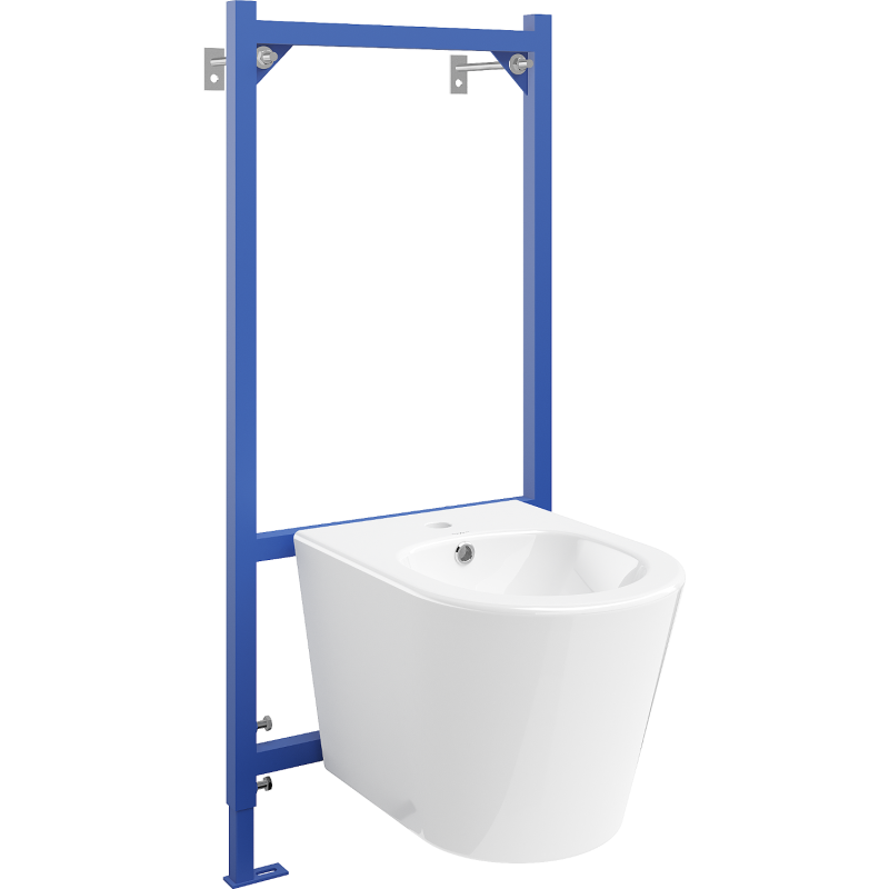 Mexen Fenix B concealed bidet system with Rico bidet, white - 69935724800
