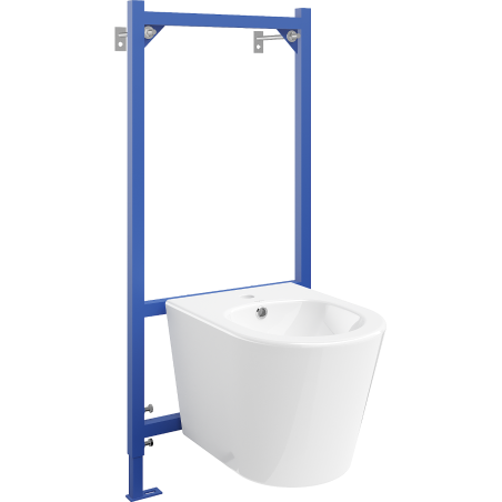 Mexen Rico Fenix B recessed bidet frame set with bidet, white - 69935724800