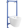 Mexen Fenix B concealed bidet system with Rico bidet, white - 69935724800