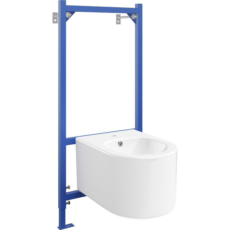 Mexen flush-mounted Felix B bidet frame and bidet set Sofia, White - 69935544800