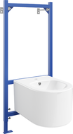 Mexen flush-mounted Felix B bidet frame and bidet set Sofia, White - 69935544800