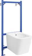 Mexen flush-mounted Felix B bidet frame and bidet set Teo, White - 69935855100
