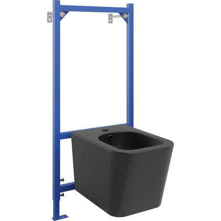 Mexen Teo Fenix B Concealed Bidet Frame Set with Bidet, Matte Black - 69935855185