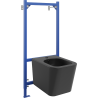 Mexen flush-mounted Felix B bidet frame and bidet set Teo, Black matt - 69935855185
