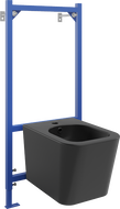 Mexen flush-mounted Felix B bidet frame and bidet set Teo, Black matt - 69935855185