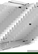 Mexen Lunar T right hinged shower cabin 85 x 100 cm, transparent, black - 834T-085-100-70-00-P