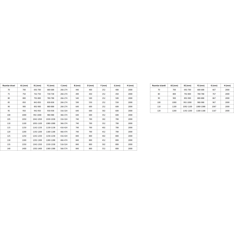 Mexen Lunar T right-sided hinged shower cabin 90 x 80 cm, transparent, black - 834T-090-080-70-00-P