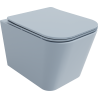 Mexen Teo Rimless WC Bowl with Soft-Close Slim Seat, Duroplast, Gray-Blue Matte - 30854069
