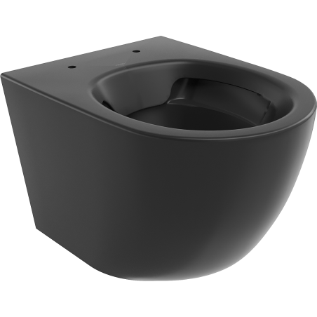 Mexen Lena Rimless toilet bowl, Black matt - 3322XX85