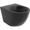 Mexen Lena Rimless WC Bowl, Black Matte - 3322XX85