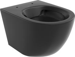 Mexen Lena Rimless WC Bowl, Black Matte - 3322XX85