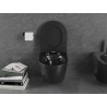 Mexen Lena Rimless WC Bowl, Black Matte - 3322XX85
