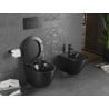 Mexen Lena Rimless toilet bowl, Black matt - 3322XX85