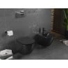 Mexen Lena Rimless toilet bowl, Black matt - 3322XX85