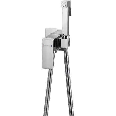 Mexen Cube recessed bidet tap with point set, chrome - 7599150-00