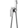 Mexen Cube recessed bidet faucet with point set, chrome - 7599150-00