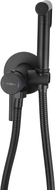Mexen Elba concealed bidet faucet with point set, black - 7599250-70