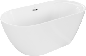 Mexen Laura freestanding bathtub 150 x 75 cm, white - 53401507500