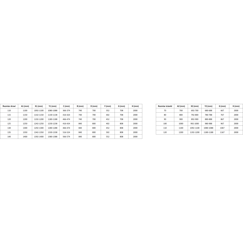 Mexen Lunar T left pivot shower enclosure 100 x 100 cm, transparent, brushed nickel - 834T-100-100-97-00-L