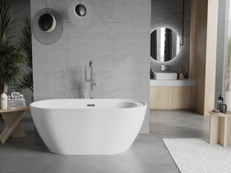 Mexen Laura freestanding bathtub 150 x 75 cm, white - 53401507500