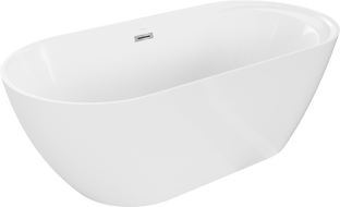 Mexen Laura Freestanding bathtub 170 x 80 cm, white - 53401708000