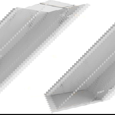 Mexen Lunar T shower cubicle hinged right 70 x 70 cm, transparent, brushed nickel - 834T-070-070-97-00-P