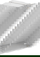 Mexen Lunar T right-hinged shower cabin 70 x 90 cm, transparent, brushed nickel - 834T-070-090-97-00-P