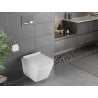 Mexen Vega Rimless toilet bowl with a slim soft close toilet seat, Thermosetting polymer, White - 30654000