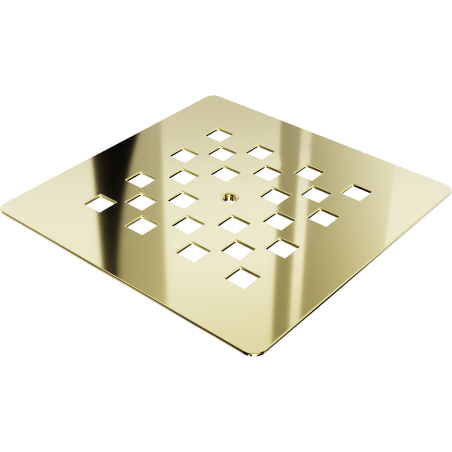 Mexen Stone+ shower tray grille, gold - 44910050