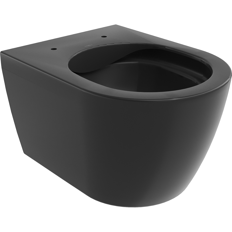 Mexen Carmen Rimless toilet bowl, Black matt - 3388XX85