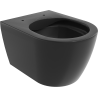 Mexen Carmen Rimless WC Bowl, Black Matte - 3388XX85
