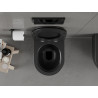 Mexen Carmen Rimless WC Bowl with Soft-Close Slim Seat, Duroplast, Matte Black - 30881085