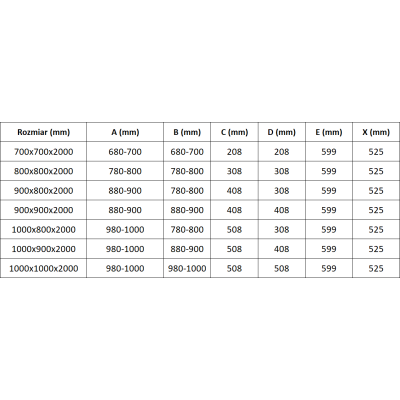 Mexen Exo pentagonal shower cabin with hinged door 100 x 100 cm, transparent, chrome - 812-100-100-01-00