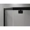 Mexen Exo pentagonal pivot shower cabin 100 x 80 cm, transparent, black - 812-100-080-70-00