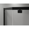 Mexen Exo-R pentagonal pivot shower cabin 100 x 80 cm, transparent, black - 812-100-080-70-00