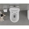 Mexen Carmen Rimless WC bowl with soft-close hard seat, duroplast, glossy white - 30880200