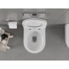 Mexen Carmen Rimless toilet bowl with a slim soft close toilet seat, Thermosetting polymer, White - 30880300