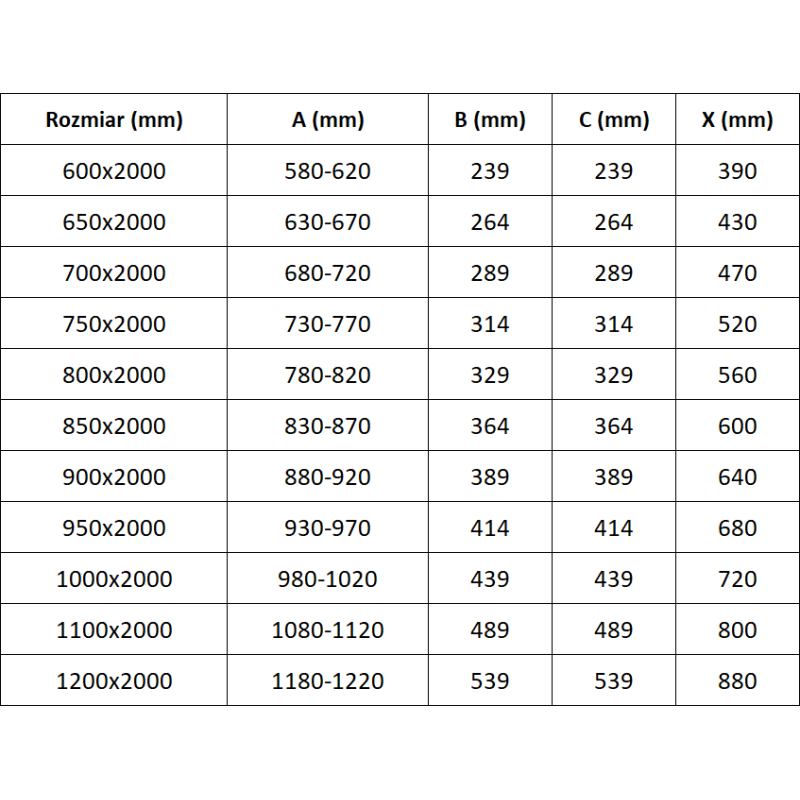 Mexen Exo folding shower door 100 cm, transparent, black - 816-100-000-70-00