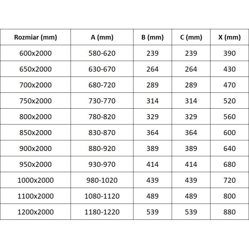 Mexen Exo-F folding shower door 90 cm, transparent, black - 816-090-000-70-00